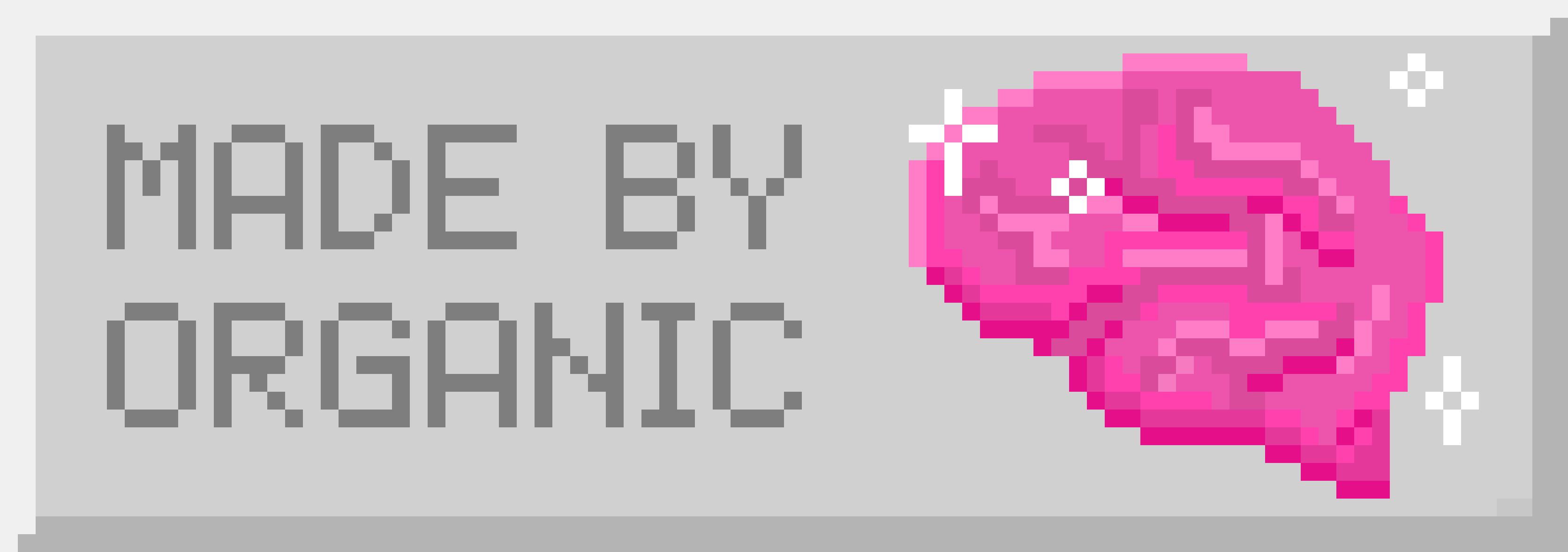 made by organic (button by ://DIGITAL GARAGE)